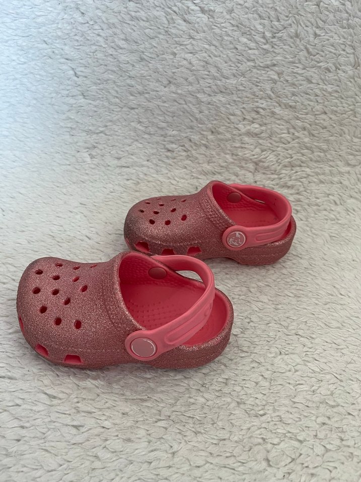 C6 22-23 Pembe Simli Kız Çocuk Terliği - Görsel 3