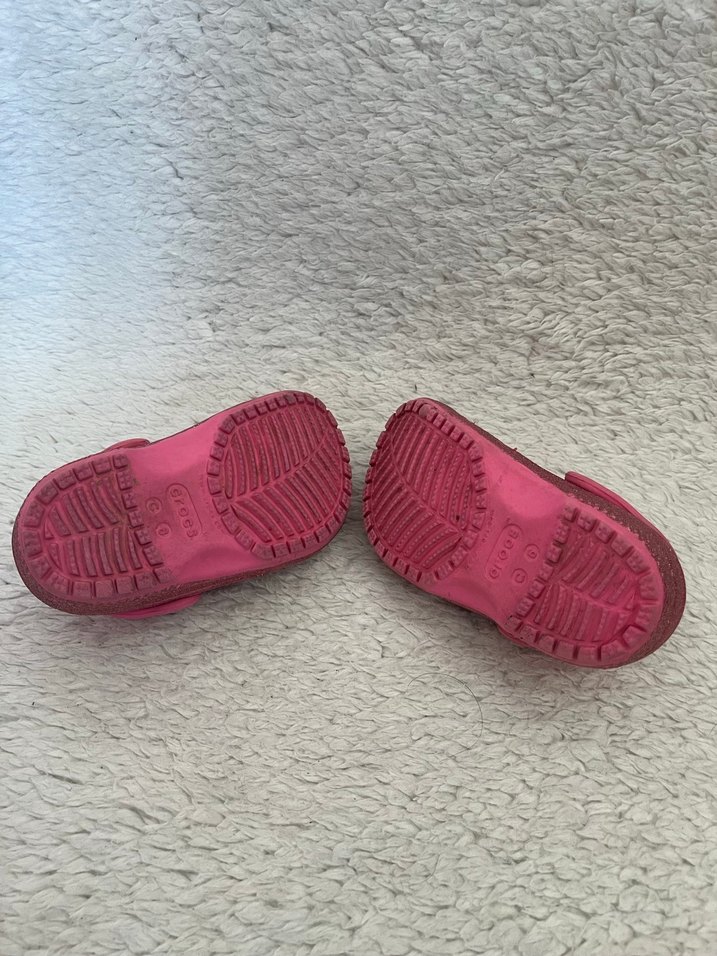 C6 22-23 Pembe Simli Kız Çocuk Terliği - Görsel 5