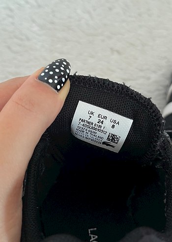 Erkek Çocuk Siyah Cırt Cırtlı Spor Ayakkabı - Görsel 6