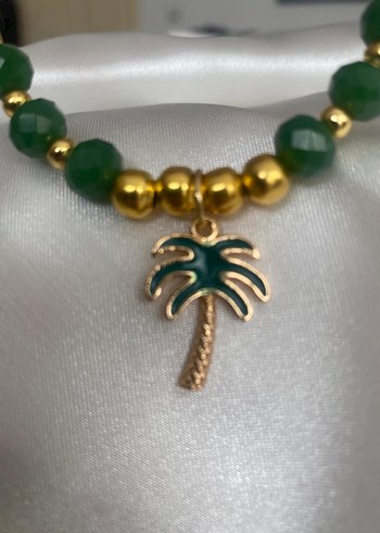 Yeşil Boncuklu Mini Bohem Kadın Kolye - Görsel 3