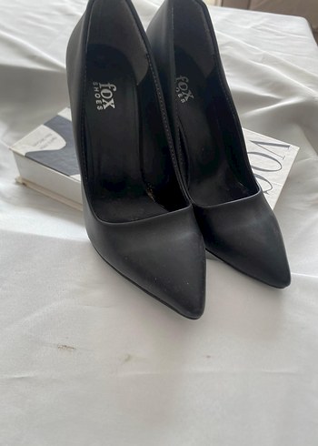 Siyah Parlak Topuklu Kadın Stiletto - Görsel 2