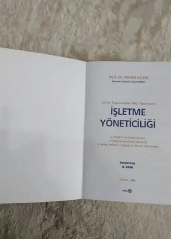 İşletme Yöneticiliği - Prof. Dr. Tamer Koçel - Görsel 3