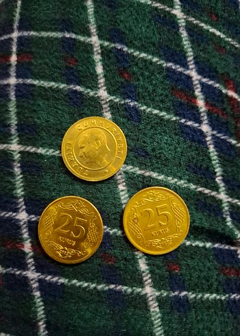 Altın renkli 25 kuruş - Görsel 3