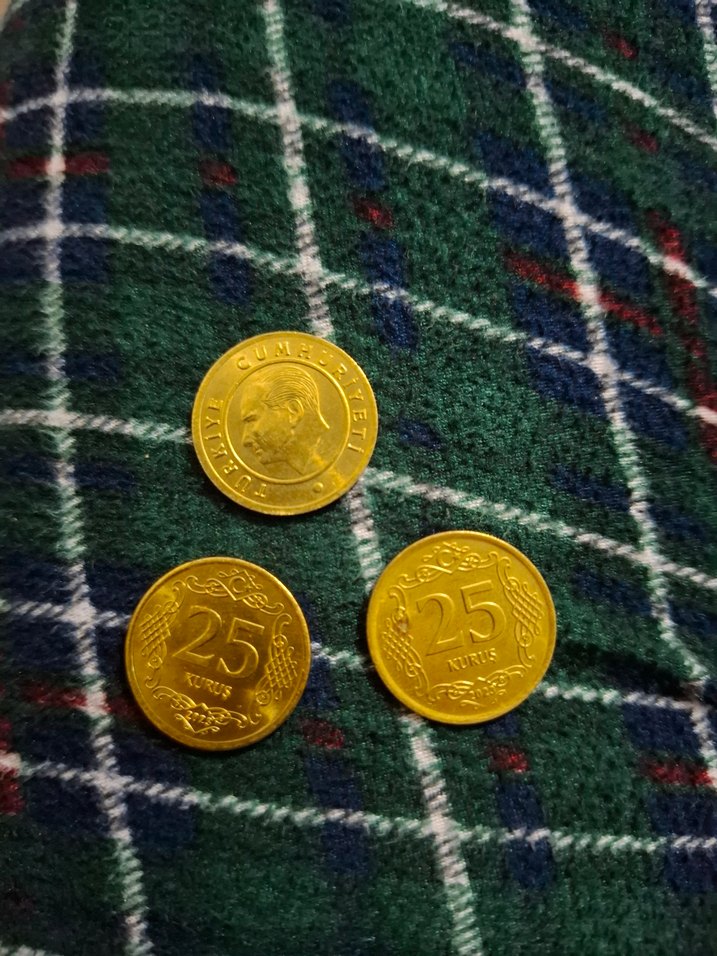 Altın renkli 25 kuruş - Görsel 3