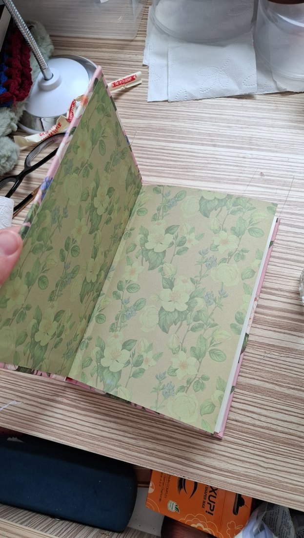 Pastel Pembe Çiçekli Not Defteri - Görsel 2