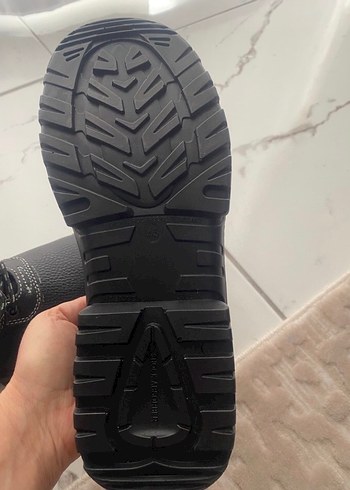 Siyah Bağcıklı İş ayakkabısı - Görsel 6