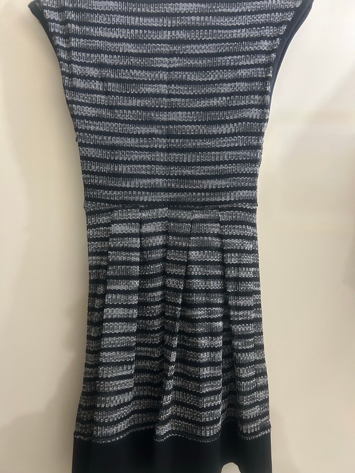 Gri Midi Pilili Kadın Elbise - Görsel 4