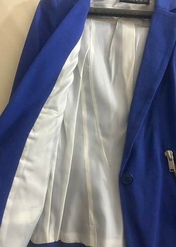 Mavi Kadın Fermuarlı Blazer Ceket - Görsel 4