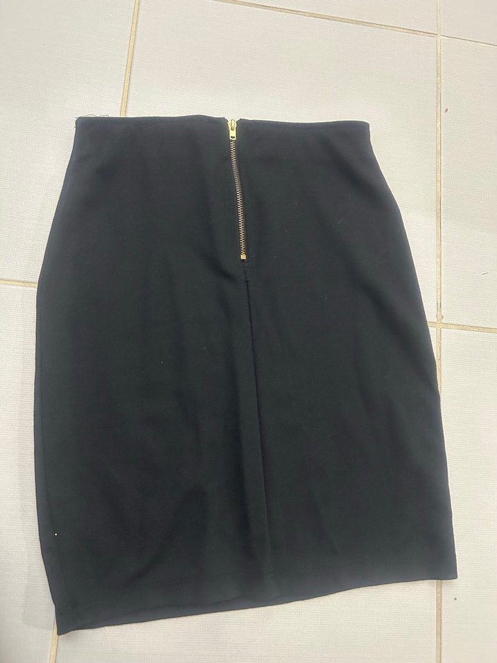 Siyah Midi Kalem Etek - Görsel 3