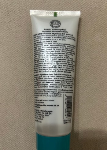 Procsin beyazlatıcı maske - Görsel 2