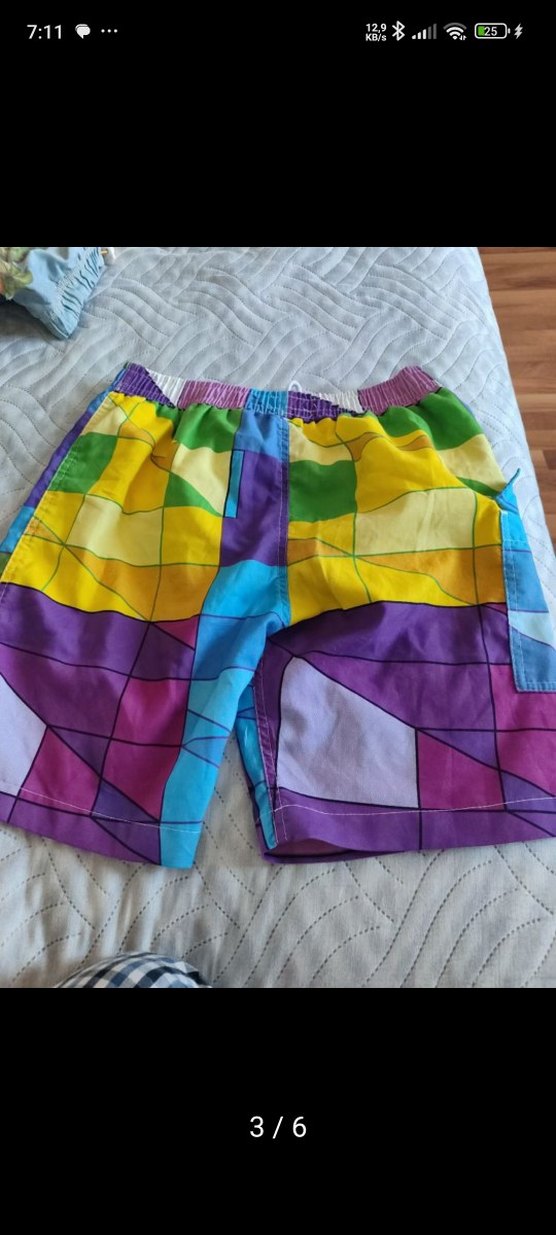 Erkek 14 yaş 100poliester mayo/deniz şortu - Görsel 3