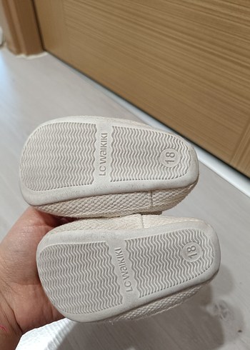 Kız Bebek Keten Örme İlk Adım Ayakkabısı - Görsel 2