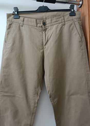 Bej Regular Fit Keten Erkek Pantolon - Görsel 2