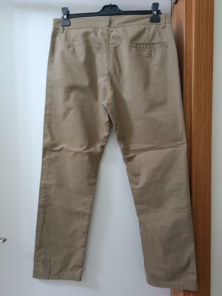 Bej Regular Fit Keten Erkek Pantolon - Görsel 3