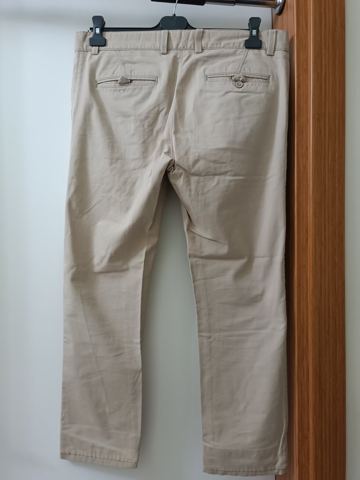 Bej Regular Fit Pamuklu Erkek Pantolon - Görsel 2