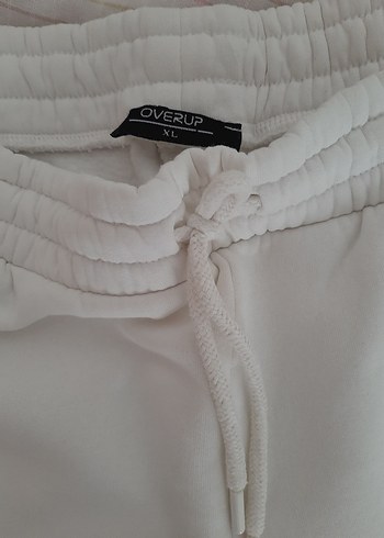 Beyaz Pamuklu erkek Eşofman Altı - Görsel 2