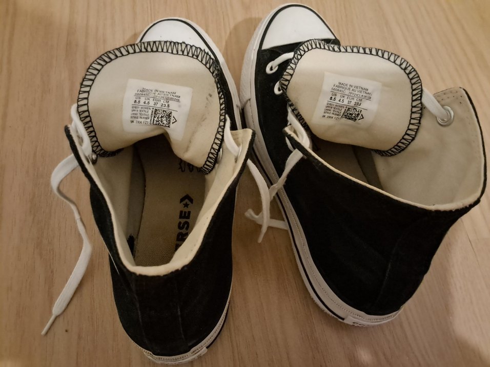 orijinal converse yüksek taban kadın ayakkabı - Görsel 2