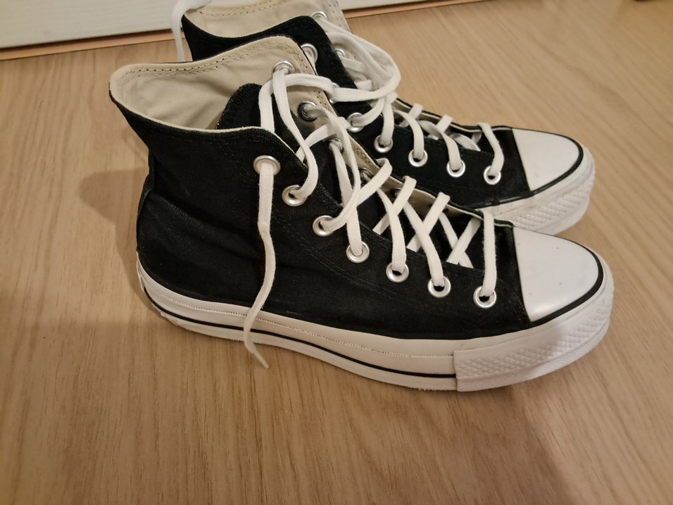 orijinal converse yüksek taban kadın ayakkabı - Görsel 4