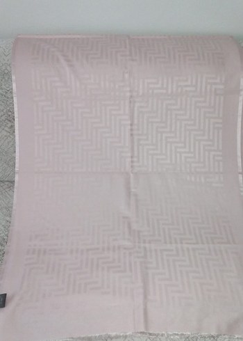 leyna marka orijinal yüzde 70 ipek açık pembe şal - Görsel 2