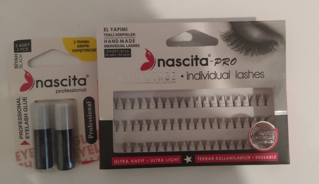Nascita short boy takma kirpik ve kirpik yapıştırıcı - Görsel 5