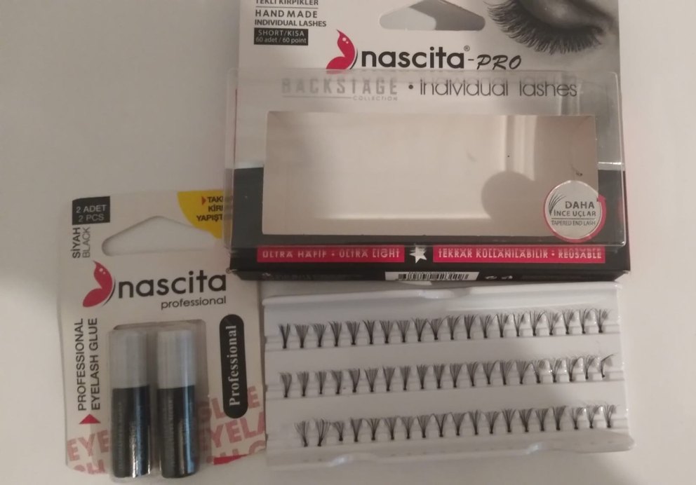 Nascita short boy takma kirpik ve kirpik yapıştırıcı - Görsel 2