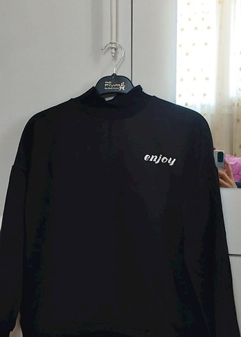 Kadın Siyah Sweatshirt