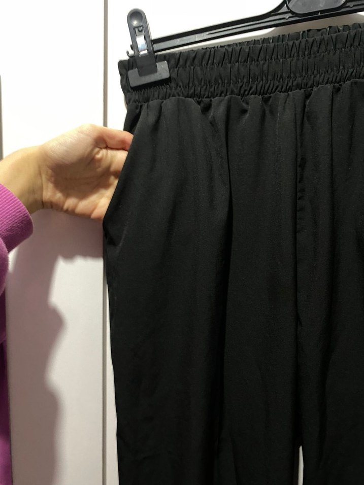 Siyah Rahat Kesim  Pantolon - Görsel 2