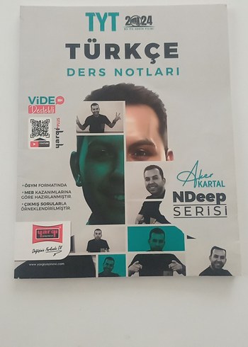 TYT 2024 Türkçe Ders Notları Video Destekli