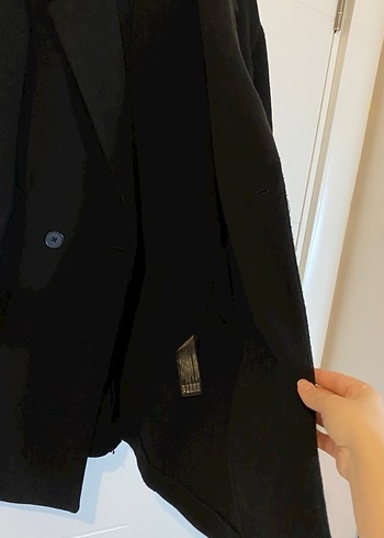 xs Beden siyah Renk Pull and bear Siyah kadın Kaban