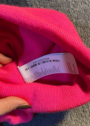 Pembe Kadın Örgü Bere - Görsel 5