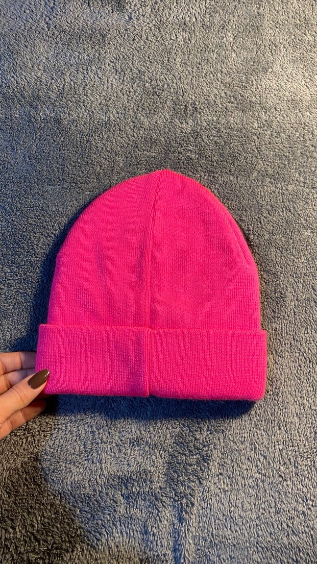 Pembe Kadın Örgü Bere - Görsel 3