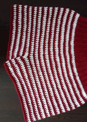 Kışın Son Trendi Örme Short - Görsel 4