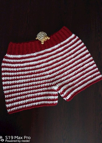 Kışın Son Trendi Örme Short - Görsel 2