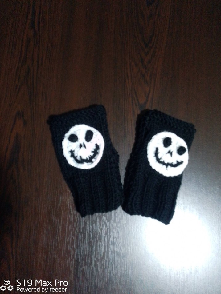 Halloween Siyah Kadın Eldiveni - Görsel 3