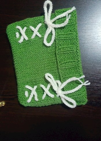 Bohem Stil Örgü El Yapımı Core Bere - Görsel 6