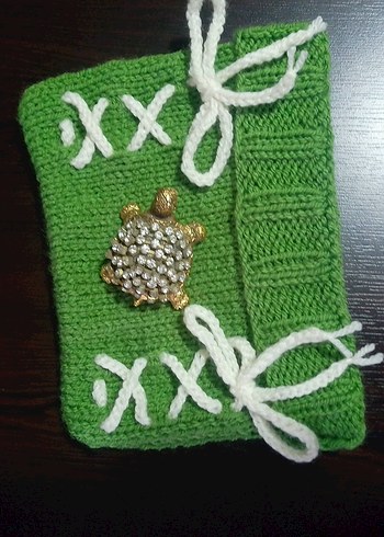 Bohem Stil Örgü El Yapımı Core Bere - Görsel 5