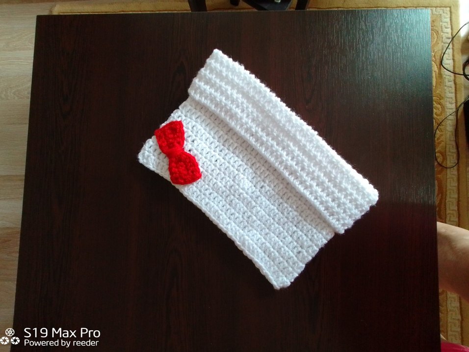 Beyaz Örgü Kadın Bere - Görsel 4