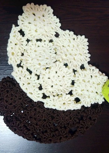 Dantel İşlemeli Vintage Kadın Bere - Görsel 10