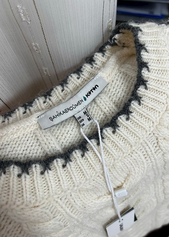 Koton krem Triko Kadın Kazak - Görsel 6