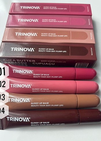 Trinova Bordo Renkli Parlak Dudak Parlatıcısı - Görsel 3