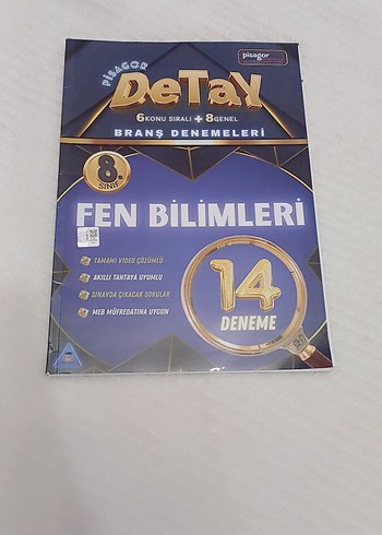 8. Sınıf Fen Bilimleri 14 Deneme Kitabı