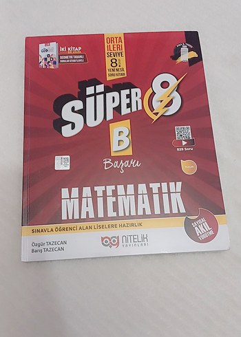 Süper 8 B Matematik Sınav Hazırlık Kitabı