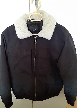 BERSHKA KÜRKLÜ MONT