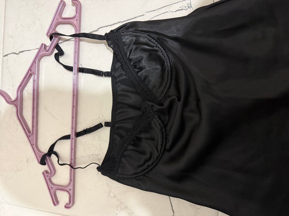 Siyah Mini Elbise - Görsel 2