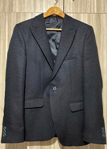 Diğer Siyah Tek Dugmeli Erkek Blazer Ceket