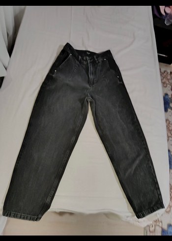 Siyah bol jean