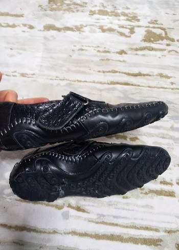 Tokalı Siyah Erkek Çocuk Loafer Ayakkabı - Görsel 4