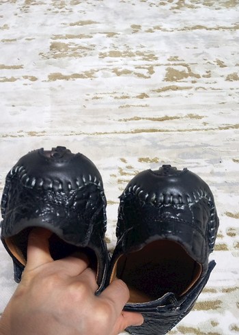 Tokalı Siyah Erkek Çocuk Loafer Ayakkabı - Görsel 7