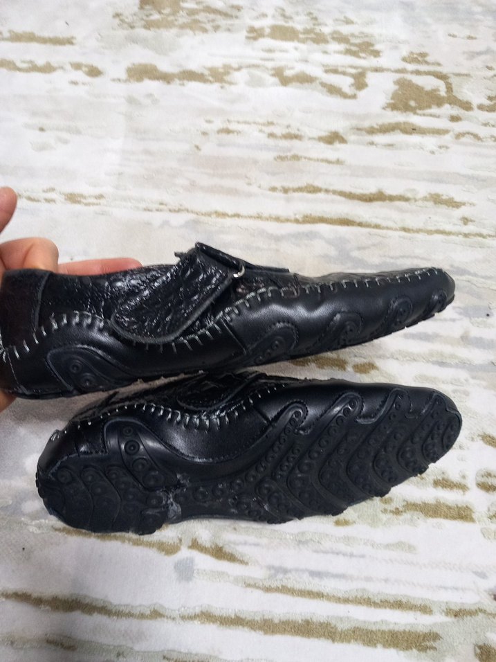 Tokalı Siyah Erkek Çocuk Loafer Ayakkabı - Görsel 4