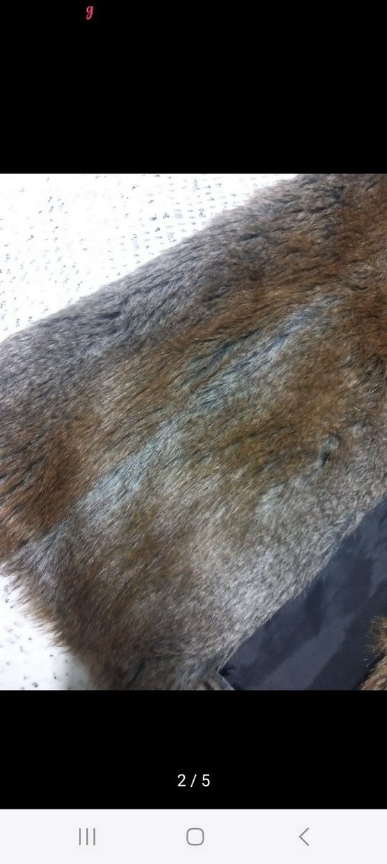 Kahverengi Kürklü Kadın Yelek - Görsel 2